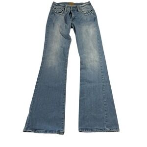 Nine DMBM Jeans Low Rise Boot Cut Faded Medium‎ Wash Women's Size 7 26x30"